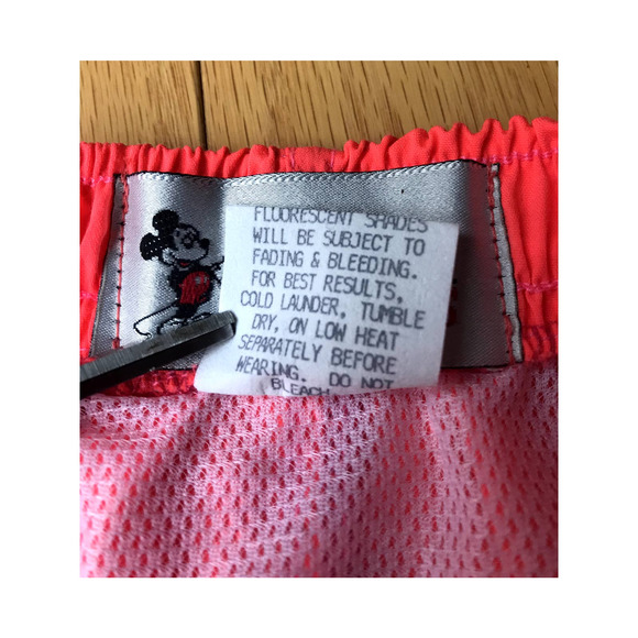 Disney Fashions Women's Medium MGM Studios Theme Park Orange Shorts Vintage - Picture 6 of 9